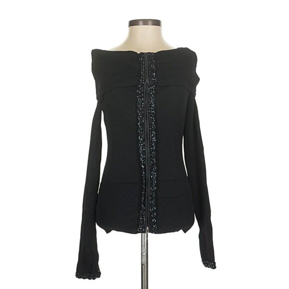 ASO GABRIELLE SOLIS DESPERATE HOUSEWIVES ALT Color Black Top Sweater RARE - Picture 4 of 8